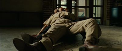 Still from No Country For Old Men (2007) that has been tagged with: interior & medium wide & murder