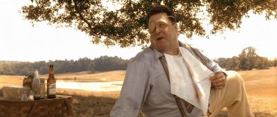 Still from O Brother, Where Art Thou? (2000) that has been tagged with: medium wide & picnic & clean single