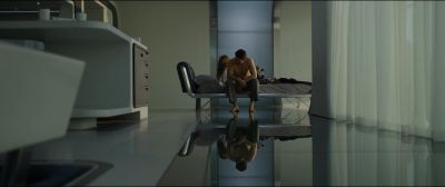 Still from Oblivion (2013) that has been tagged with: interior & wide shot & bedroom
