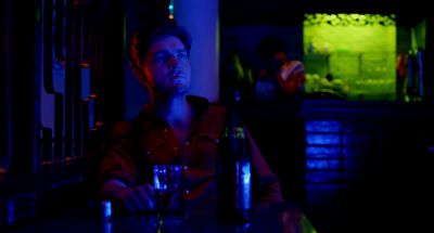 Still from Only God Forgives (2013) that has been tagged with: d0e232 & medium shot & interior & clean single