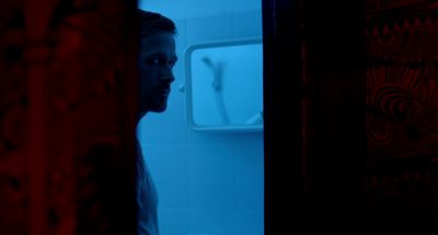 Still from Only God Forgives (2013) that has been tagged with: 000000 & interior & bathroom & medium shot & mirror