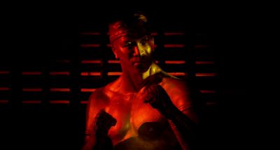 Still from Only God Forgives (2013) that has been tagged with: night & martial arts & interior