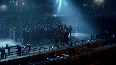 Still from Pacific Rim (2013) that has been tagged with: crowd