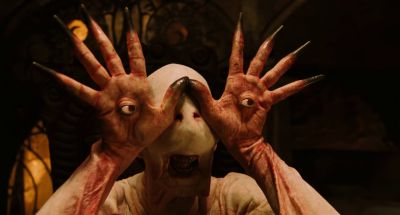Still from Pan's Labyrinth (2006) that has been tagged with: c19b6c & clean single & night & medium shot