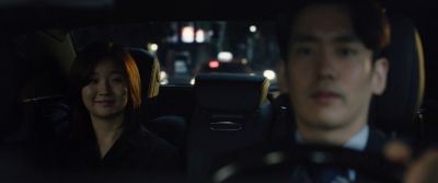 Still from Parasite (2019) that has been tagged with: backseat