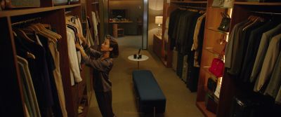 Still from Parasite (2019) that has been tagged with: interior & high-angle & closet