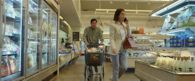 Still from Parasite (2019) that has been tagged with: grocery store
