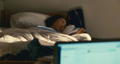 Still from Past Lives (2023) that has been tagged with: 2b1508 & interior & sleeping