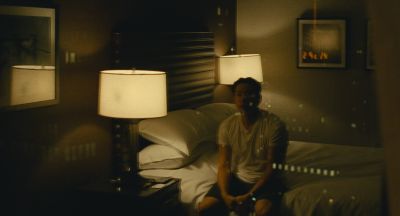 Still from Past Lives (2023) that has been tagged with: reflection & night & wide shot