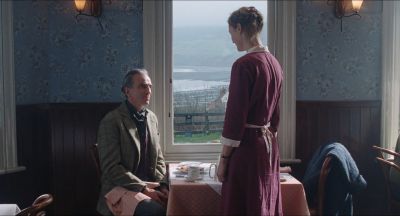 Still from Phantom Thread (2017) that has been tagged with: restaurant & interior