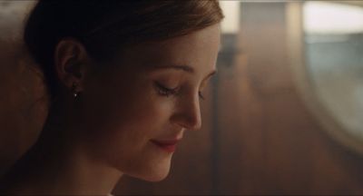 Still from Phantom Thread (2017) that has been tagged with: 4f404c & period & day & close-up
