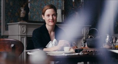 Still from Phantom Thread (2017) that has been tagged with: eating & historical & interior