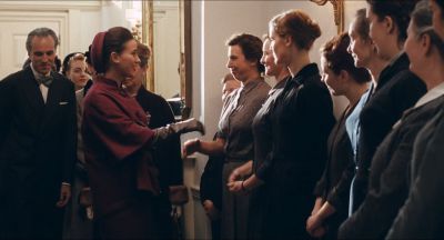 Still from Phantom Thread (2017) that has been tagged with: group-shot & period & day