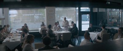 Still from Pig (2021) that has been tagged with: wide shot & wine & interior