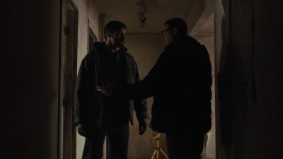Still from Prisoners (2013) that has been tagged with: medium wide & hallway & night
