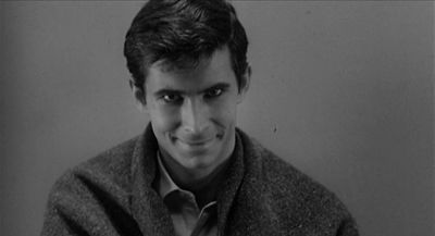 Still from Psycho (1960) that has been tagged with: black and white & close-up