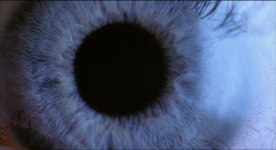 Still from Psycho (1998) that has been tagged with: extreme close-up & eye