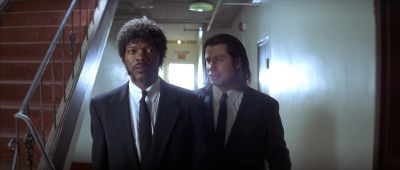 Still from Pulp Fiction (1994) that has been tagged with: two-shot