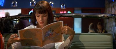 Still from Pulp Fiction (1994) that has been tagged with: medium shot & diner