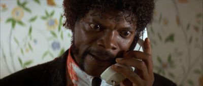 Still from Pulp Fiction (1994) that has been tagged with: close-up & phone