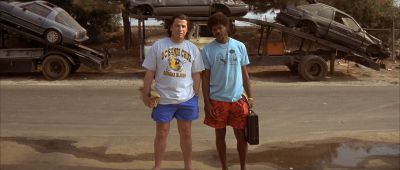 Still from Pulp Fiction (1994) that has been tagged with: day & junk yard