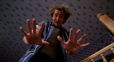 Still from Raising Arizona (1987) that has been tagged with: looking down