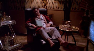 Still from Raising Arizona (1987) that has been tagged with: wide shot & sleeping & clean single