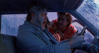 Still from Raising Arizona (1987) that has been tagged with: gun