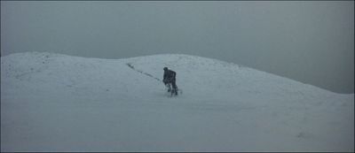 Still from Road To Perdition (2002) that has been tagged with: clean single & snow & wide shot