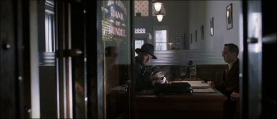 Still from Road To Perdition (2002) that has been tagged with: day & bank