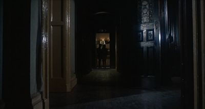 Still from Rosemary's Baby (1968) that has been tagged with: wide shot & hallway & doorway