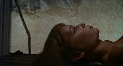 Still from Rosemary's Baby (1968) that has been tagged with: 714f38 & profile shot & close-up & night