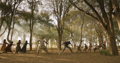 Still from RRR (2022) that has been tagged with: a67a59