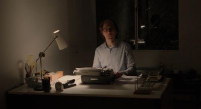 Still from Ruby Sparks (2012) that has been tagged with: night & practical lamp & typewriter
