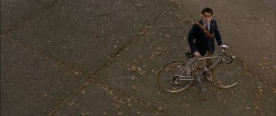 Still from Rushmore (1998) that has been tagged with: bicycle