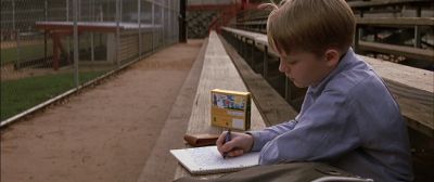 Still from Rushmore (1998) that has been tagged with: writing