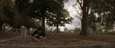 Still from Rushmore (1998) that has been tagged with: exterior & cemetary & day