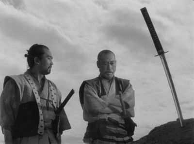 Still from Seven Samurai (1954) that has been tagged with: sword