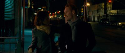 Still from Shame (2011) that has been tagged with: ff9933 & exterior