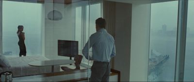 Still from Shame (2011) that has been tagged with: apartment & wide shot & day & two-shot