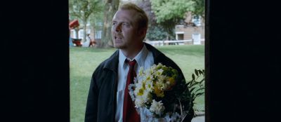 Still from Shaun Of The Dead (2004) that has been tagged with: flowers