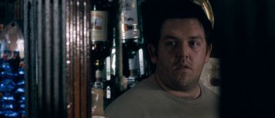 Still from Shaun Of The Dead (2004) that has been tagged with: 74c3fb & interior & night & close-up & clean single