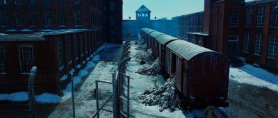Still from Shutter Island (2010) that has been tagged with: snow & dead body