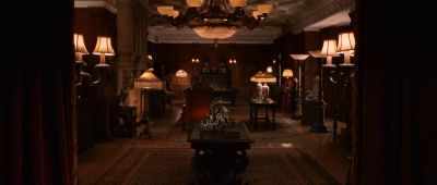 Still from Shutter Island (2010) that has been tagged with: night & establishing shot & interior