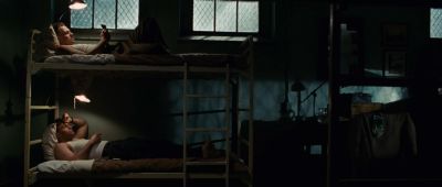 Still from Shutter Island (2010) that has been tagged with: 000000 & interior & two-shot & night & wide shot