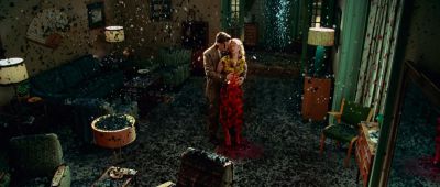 Still from Shutter Island (2010) that has been tagged with: living room & high-angle & blood