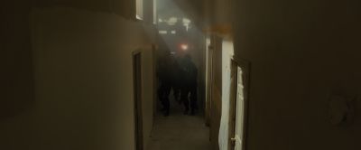 Still from Sicario (2015) that has been tagged with: 77856b & hallway