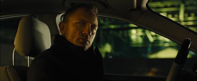 Still from Skyfall (2012) that has been tagged with: clean single & night & car