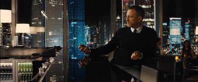 Still from Skyfall (2012) that has been tagged with: phone & medium wide & highrise