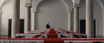 Still from Skyfall (2012) that has been tagged with: establishing shot & wide shot & coffin